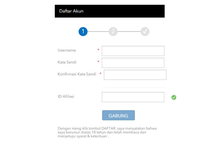 Daftar sebagai afiliasi resmi